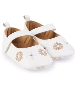 New Babies' Embroidered Mary Jane Shoe Accessories