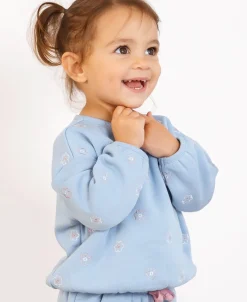 Fashion Babies' Embroidery Crew Sweatshirt Sweats & Fleece