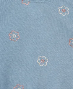 Fashion Babies' Embroidery Crew Sweatshirt Sweats & Fleece