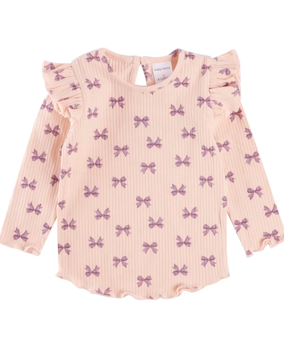 Best Babies' Frill Ribbed Top Tops