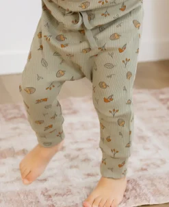 Hot Babies' Printed Rib Pants Bottoms
