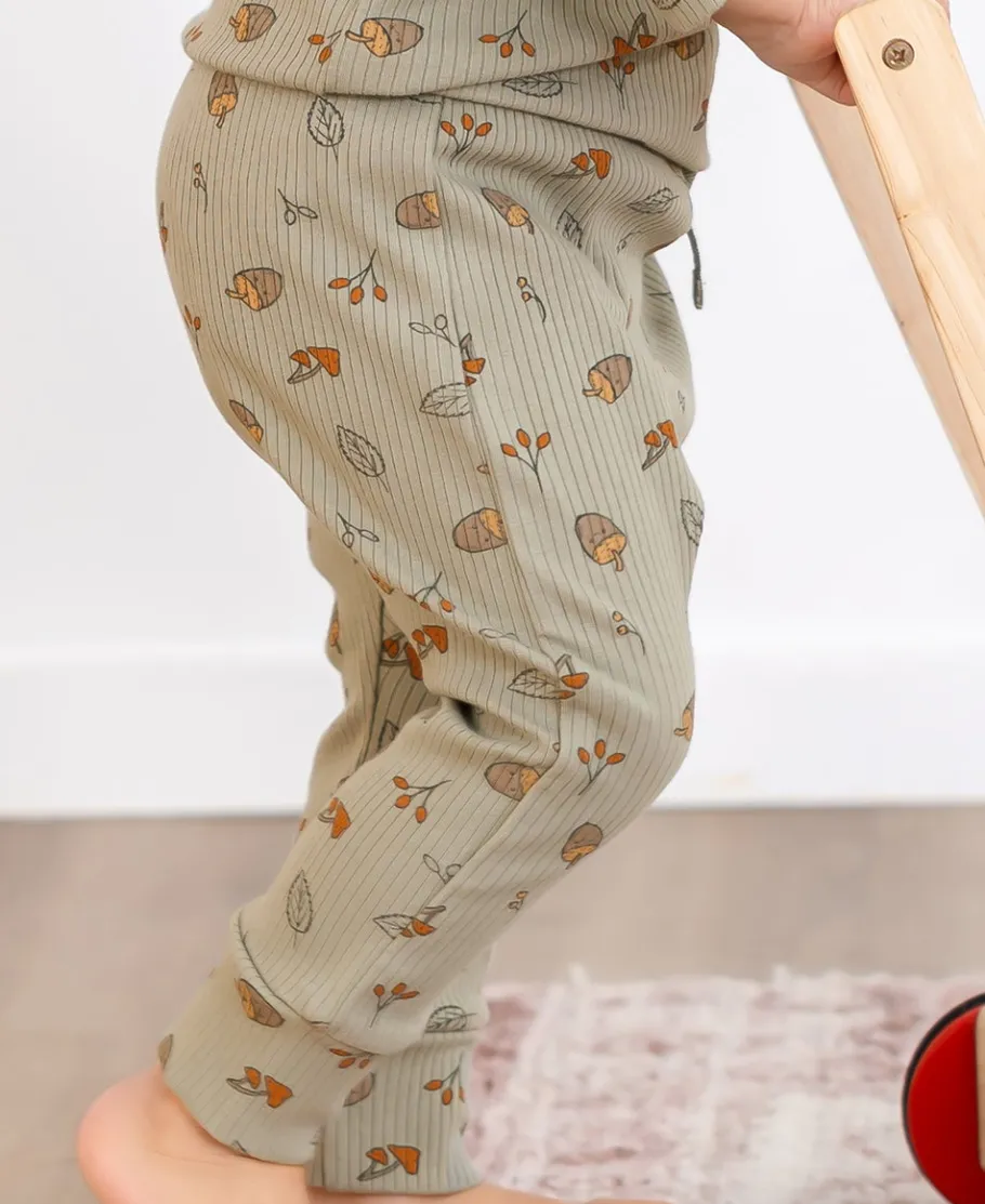 Hot Babies' Printed Rib Pants Bottoms