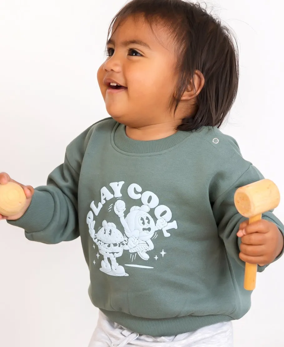Clearance Babies' Puff Print Sweatshirt Sweats & Fleece