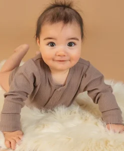 Hot Babies' Rib Long Sleeve Bodysuit Bodysuits