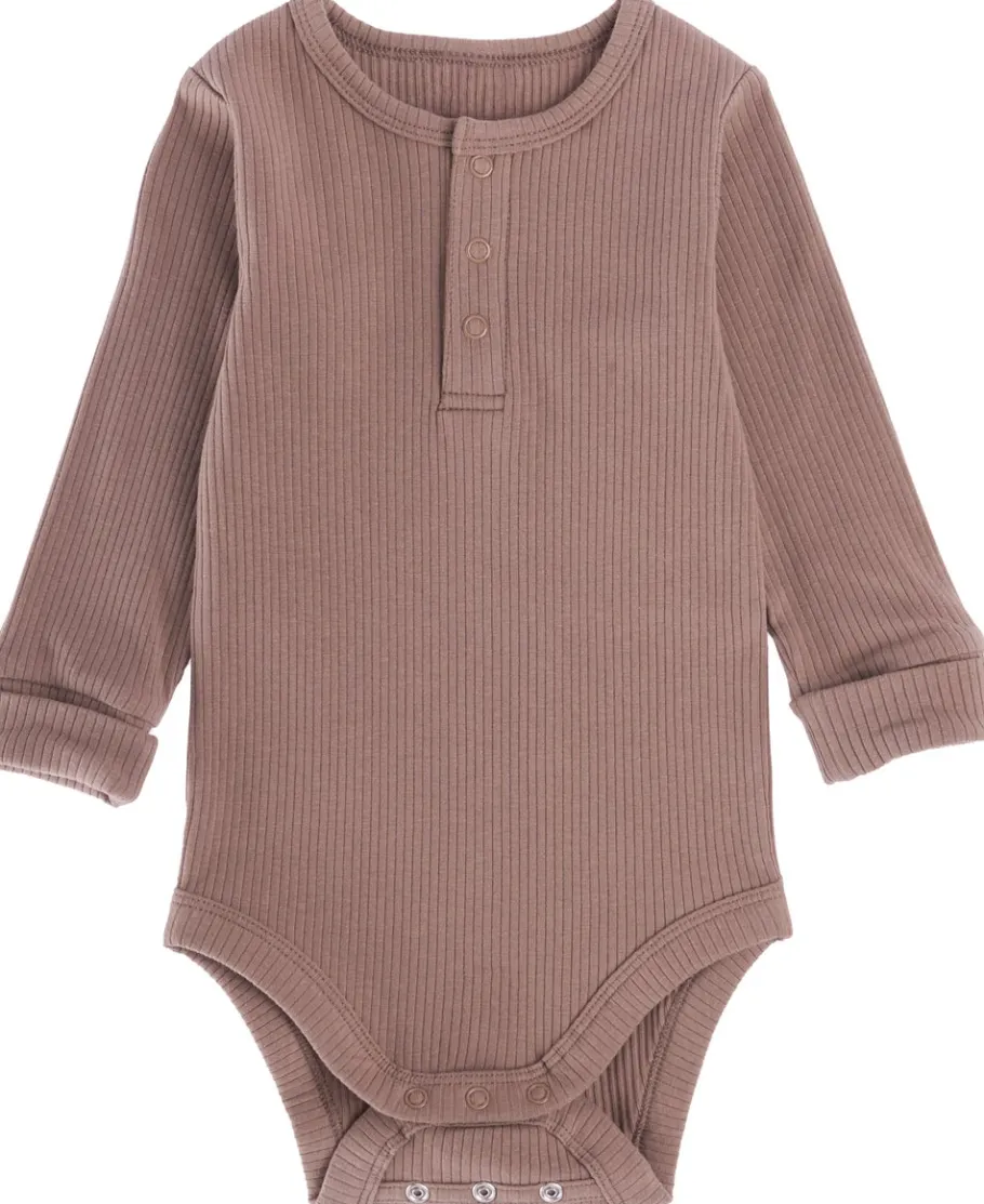 Hot Babies' Rib Long Sleeve Bodysuit Bodysuits