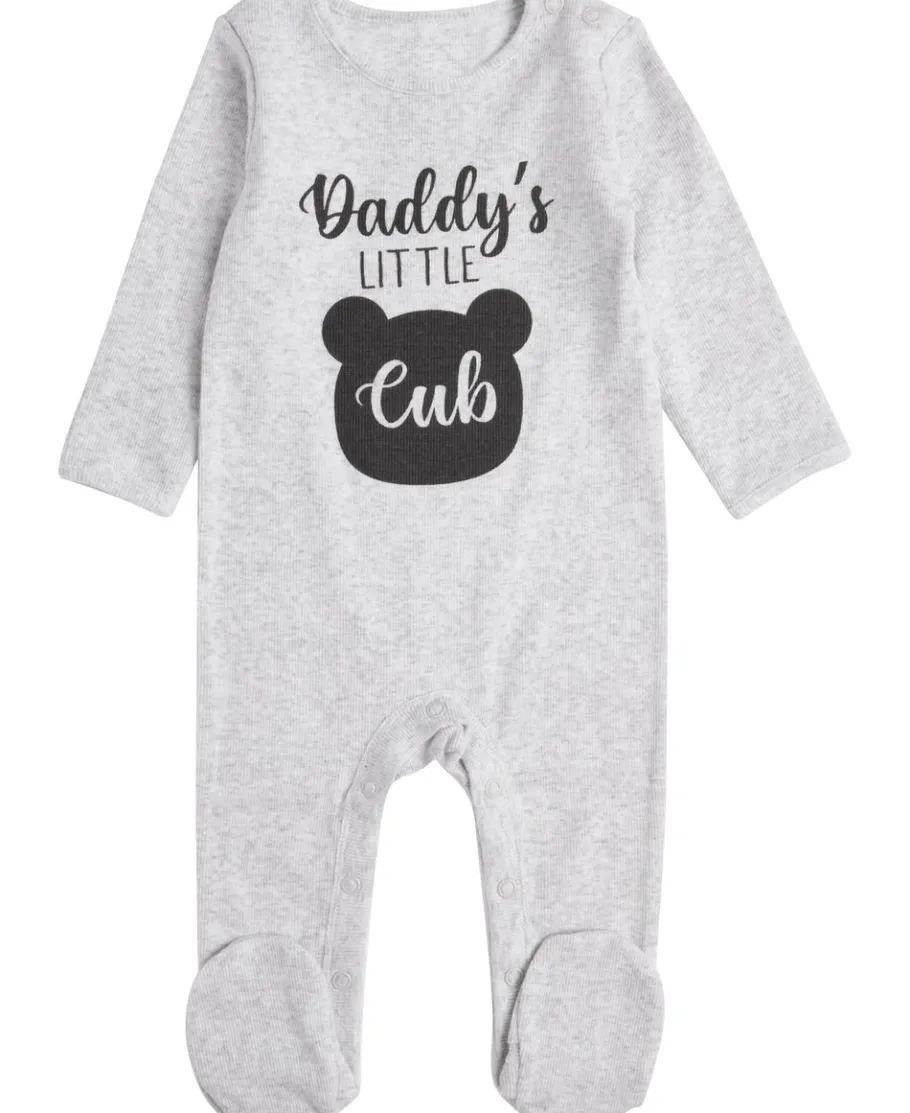 Online Babies' Rib Print Growsuit Growsuits