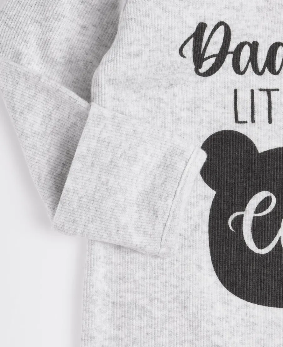 Online Babies' Rib Print Growsuit Growsuits