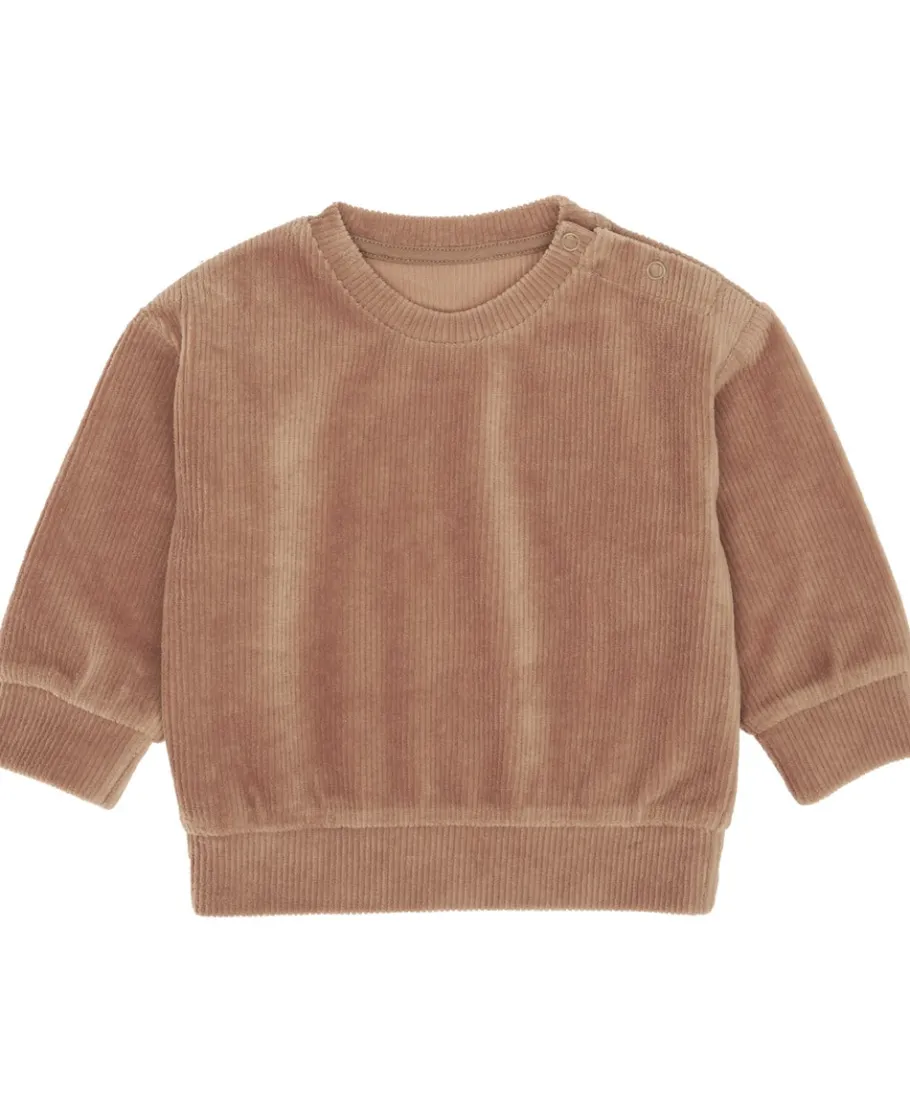 Outlet Babies' Velvet Rib Long Sleeve Top Tops