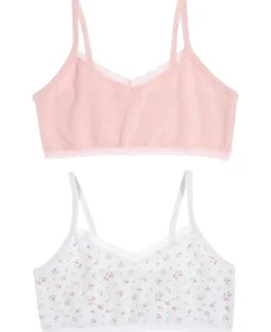 Outlet Kids' 2 Pack Jersey Crop Kids Kids Singlets & Bras|All Kids Underwear