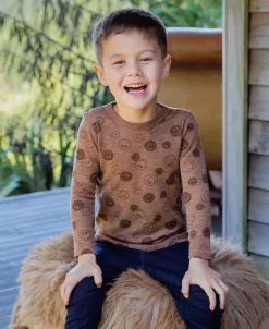 Hot Kids' Crown Range Merino Thermal Long Sleeve Top Kids Thermals|Kids & Baby Thermals