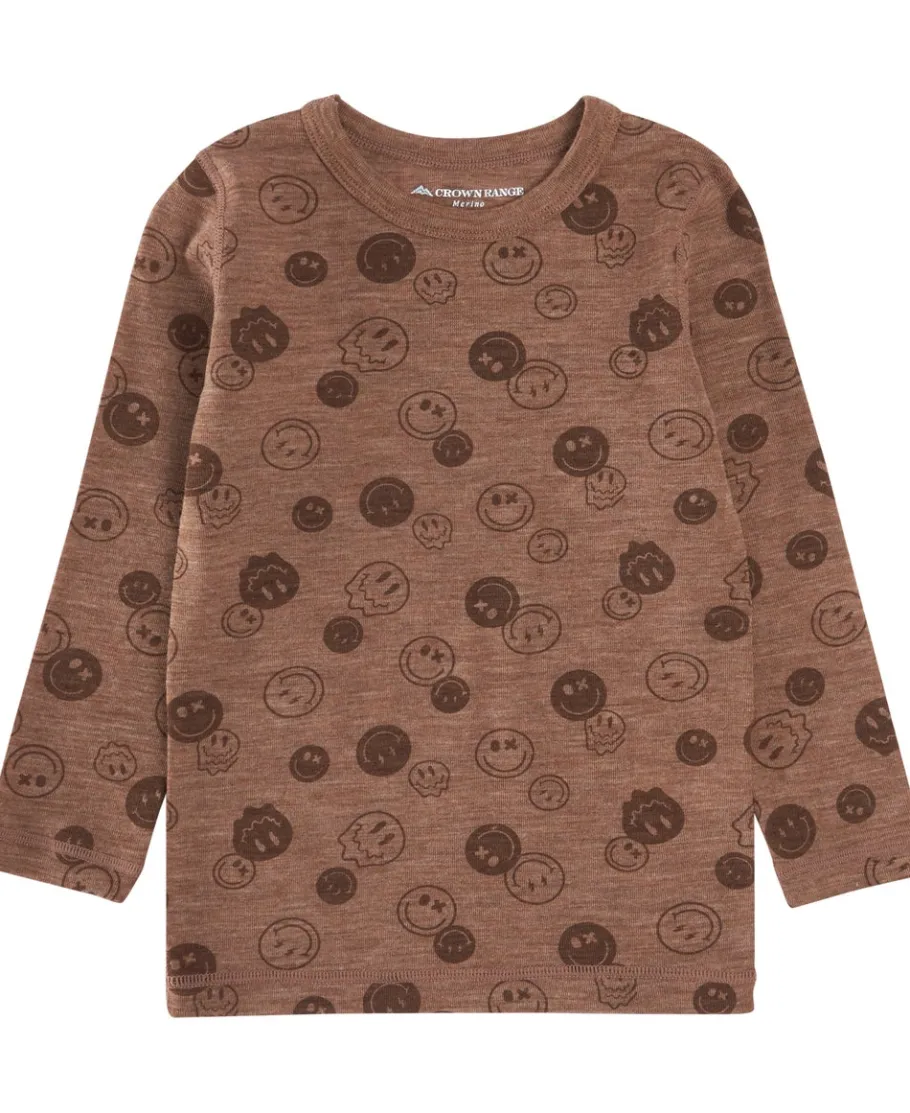 Hot Kids' Crown Range Merino Thermal Long Sleeve Top Kids Thermals|Kids & Baby Thermals
