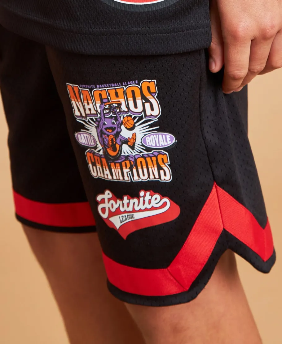 Fashion Kids' Fortnite Mesh Short Kids Licensed Clothing|Bottoms