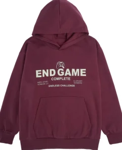 Best Kids' Front & Back Print Hoodie Kids Sweats + Fleece|Tops