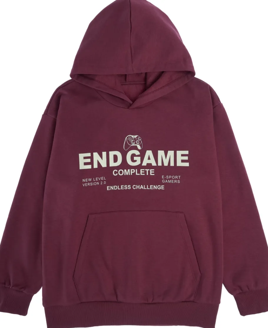 Best Kids' Front & Back Print Hoodie Kids Sweats + Fleece|Tops