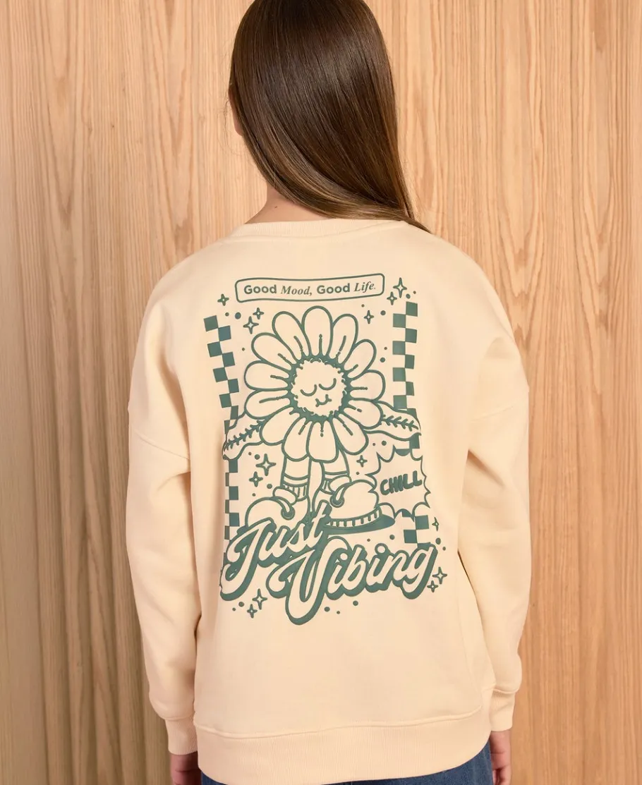 Best Kids' Front & Back Puff Print Sweatshirt Kids Sweats + Fleece|Kids 8 - 16