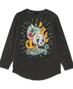New Kids' Front and Back Print T-shirt Kids Tops|T-Shirts
