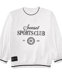 Outlet Kids' Gather Detail Sporty Sweatshirt Kids Sweats + Fleece|Kids 8 - 16