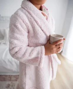Discount Kids' Plush Sherpa Robe Kids Sleepwear