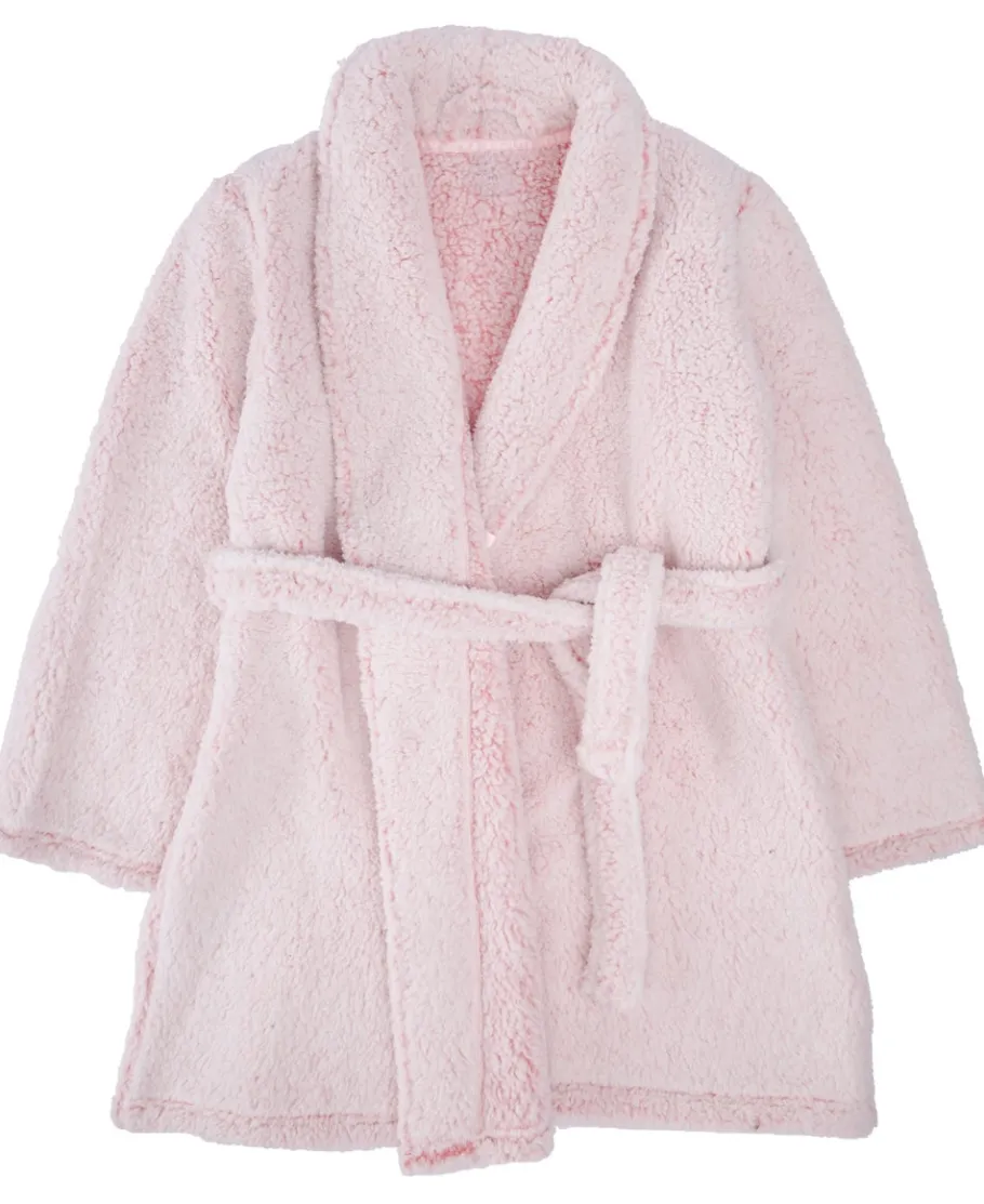 Discount Kids' Plush Sherpa Robe Kids Sleepwear