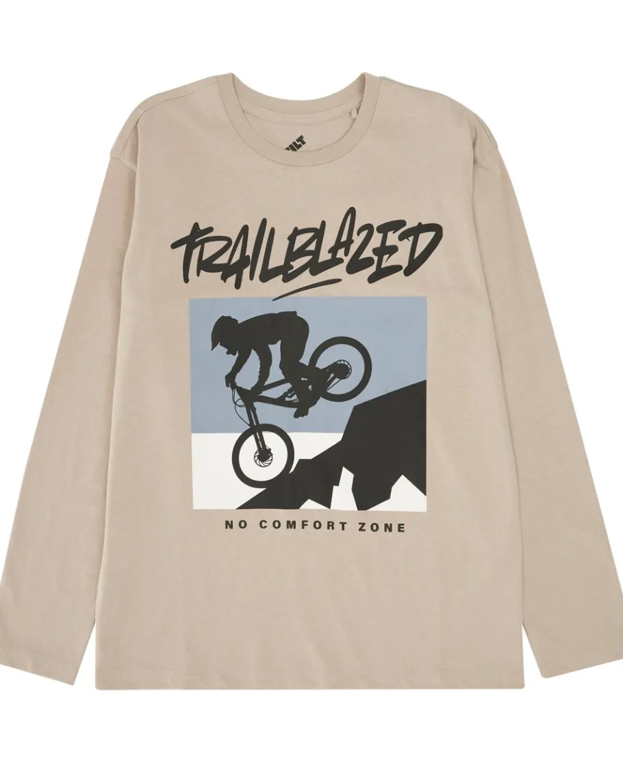 Best Kids' Printed Long Sleeve Tee Kids Tops|T-Shirts