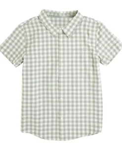 Hot Kids' Short Sleeve Mini Me Gingham Shirt Kids Tops|Kids 8 - 16