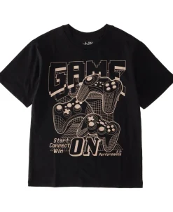 Hot Kids' Short Sleeve Print Tee Kids Tops|Essentials