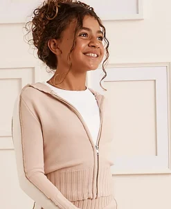 Hot Kids' Side Stripe Knitted Hoodie Kids Tops|Kids 8 - 16