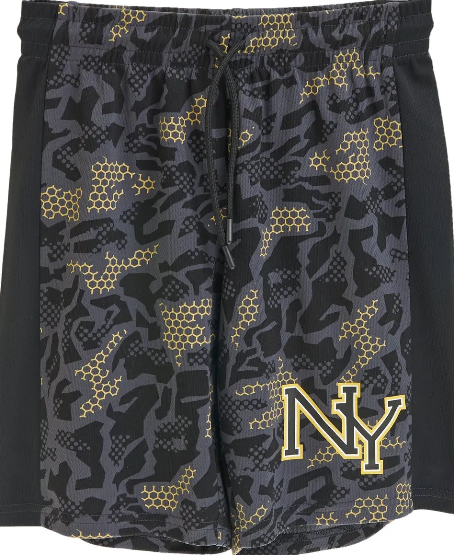 New Kids' Sporty Mesh Side Stripe Short Kids Bottoms|Kids 8 - 16