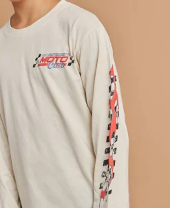 Outlet Kids' Sporty Moto Jersey Tee Kids Tops|T-Shirts