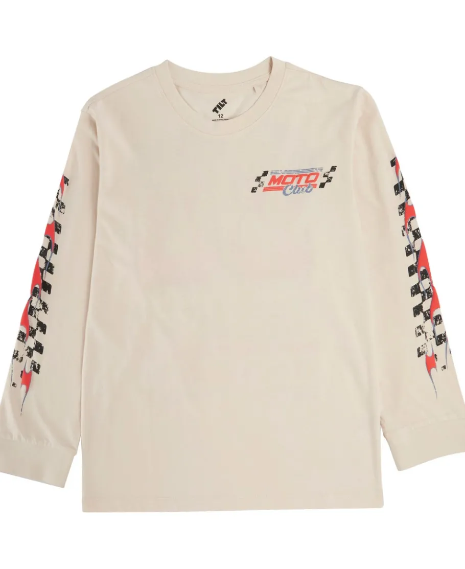 Outlet Kids' Sporty Moto Jersey Tee Kids Tops|T-Shirts