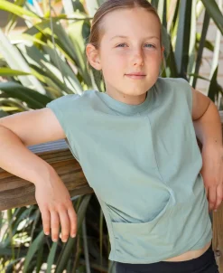 Fashion Kids' Twist Front Tank Kids Tops|Kids 8 - 16