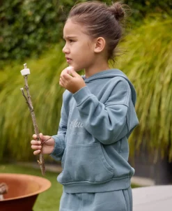 Online Little Kids' Garment Wash Hoodie Kids Sweats + Fleece|Tops