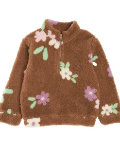 Discount Little Kids' 1/4 Zip Printed Teddy Sweat Kids Sweats + Fleece|Kids 1 - 7