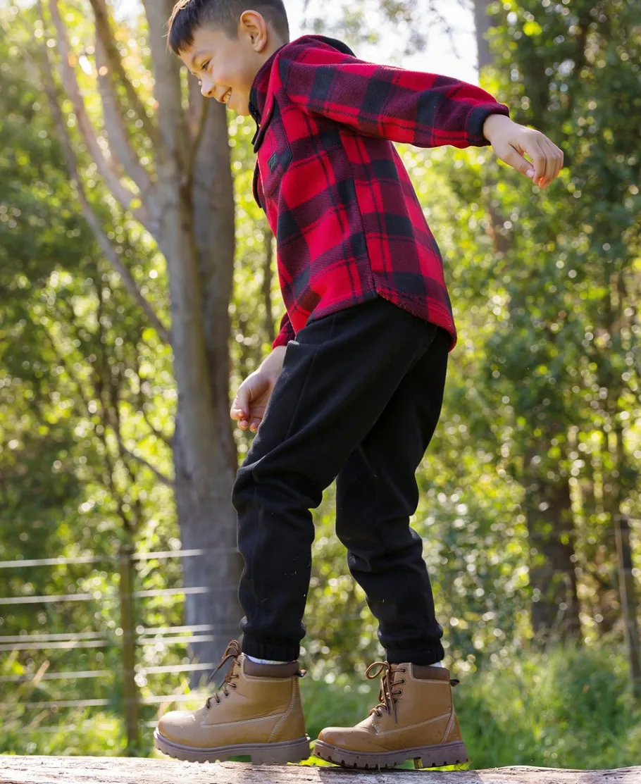 Fashion Little Kids' Adventure Fleece Longline Bush Shirt Kids Tops|Sweats + Fleece
