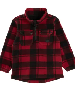 Fashion Little Kids' Adventure Fleece Longline Bush Shirt Kids Tops|Sweats + Fleece