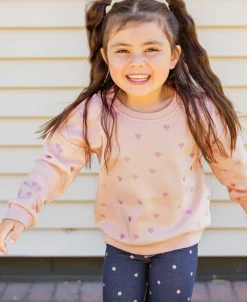 Best Little Kids' All Over Embroidered Sweatshirt Kids Sweats + Fleece|Kids 1 - 7