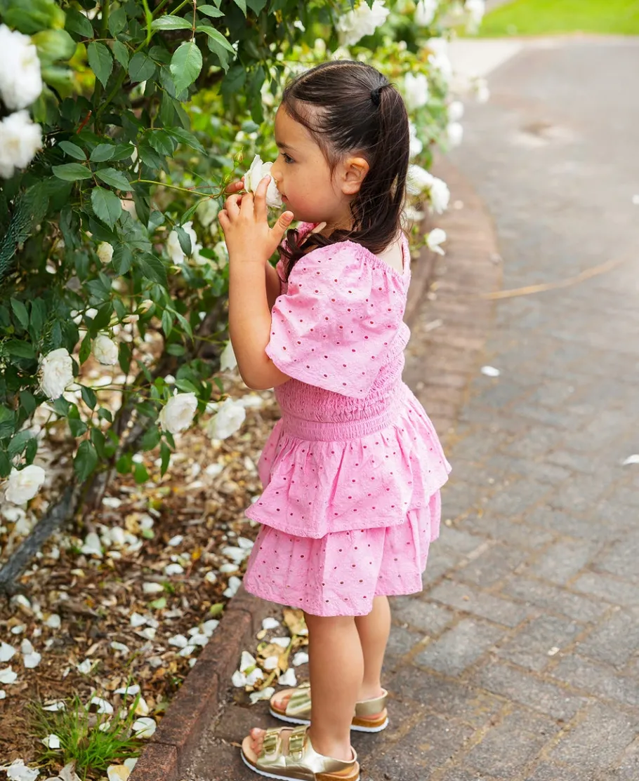 Online Little Kids' Broderie Top & Skirt Set Kids Kids 1 - 7