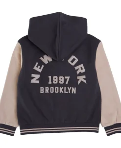 Clearance Little Kids' Collegiate Sweat Hooded Print Bomber Kids Sweats + Fleece|Kids 1 - 7