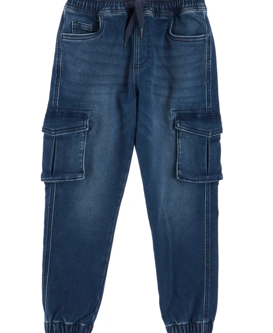 Fashion Little Kids' Denim Cargo Cuff Jean Kids Kids 1 - 7