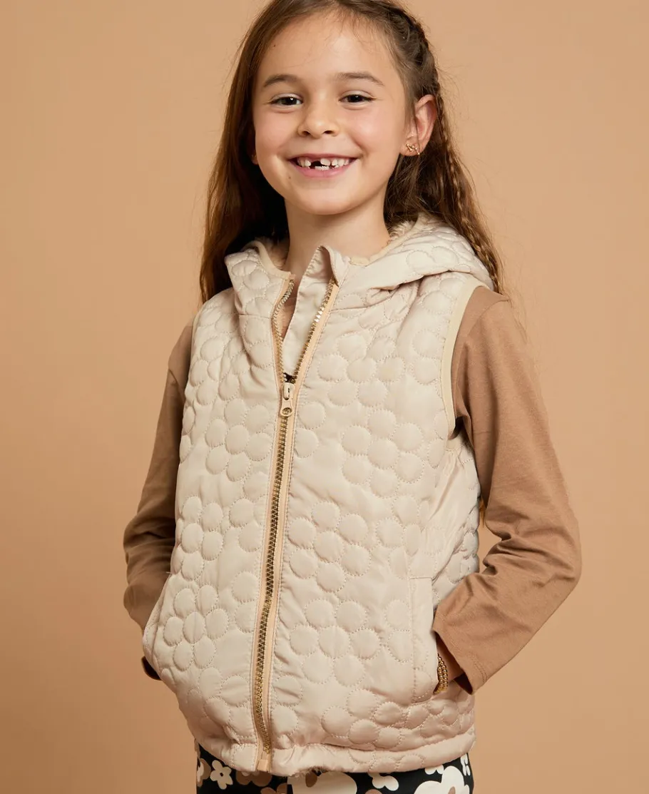 New Little Kids' Fleece Lined Hooded Puffer Vest Kids Jackets|Kids 1 - 7