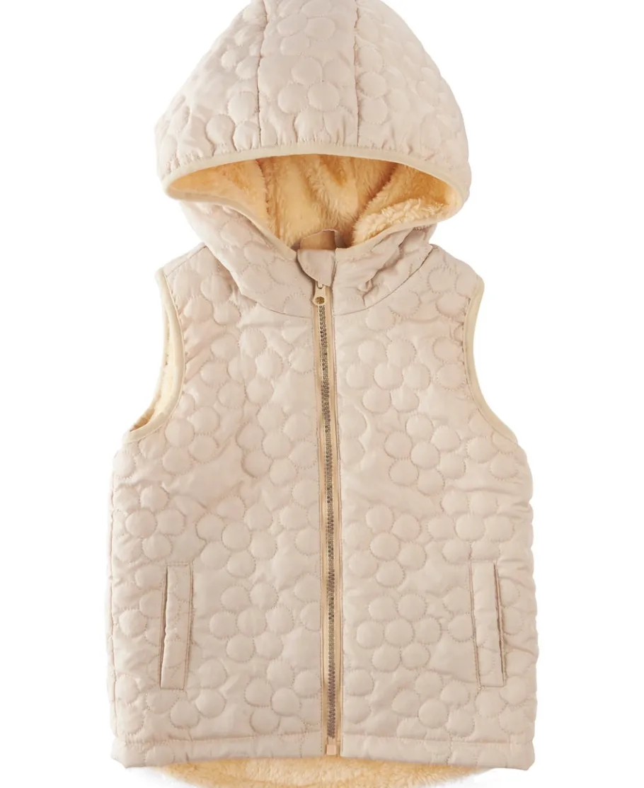 New Little Kids' Fleece Lined Hooded Puffer Vest Kids Jackets|Kids 1 - 7