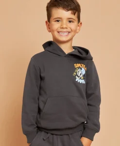 New Little Kids' Front & Back Detail Hoodie Kids Sweats + Fleece|Kids 1 - 7