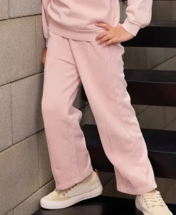 Clearance Little Kids' Garment Wash Wide Trackpant Kids Sweats + Fleece|Bottoms