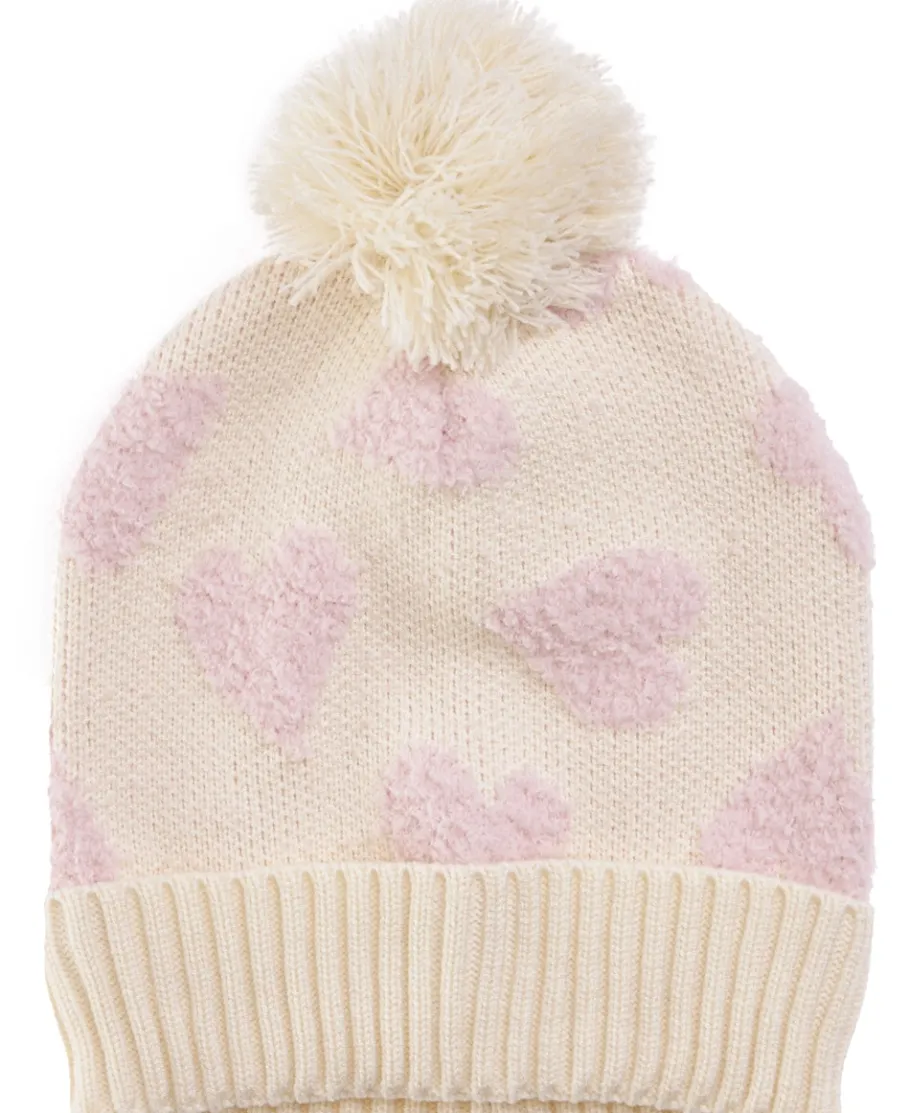 Discount Little Kids' Jacquard Pom Pom Beanie Kids Accessories