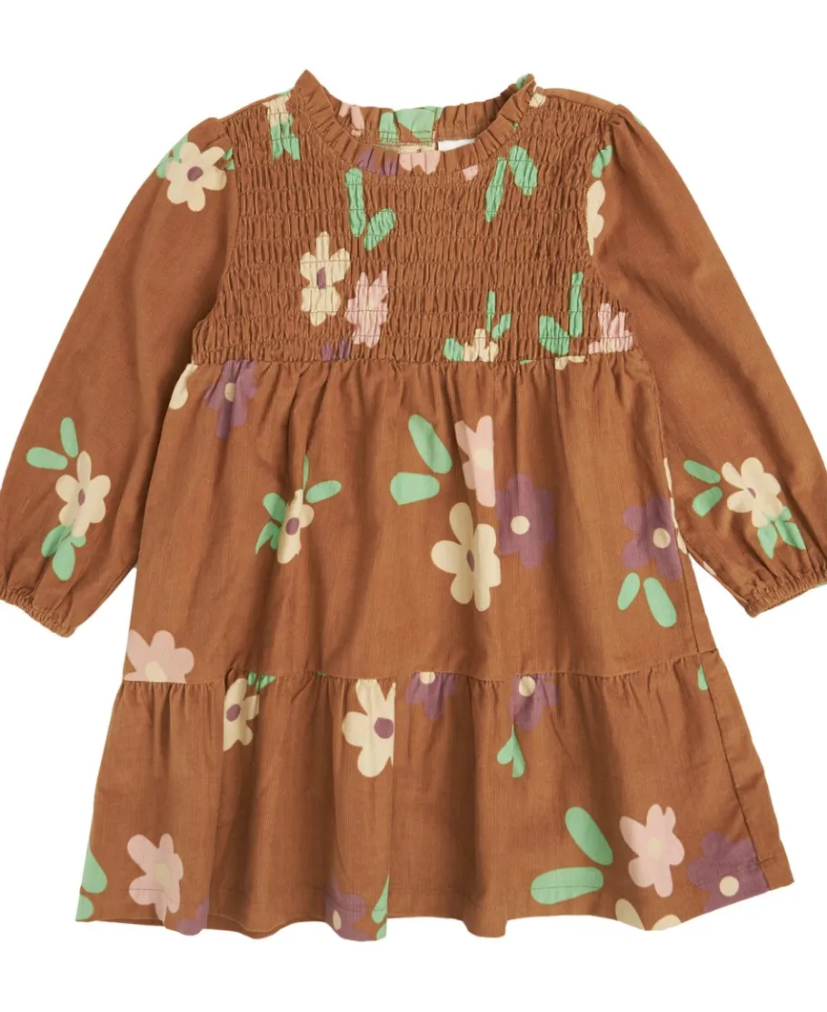 Best Little Kids' Long Sleeve Baby Cord Print Dress Kids Dresses|Kids 1 - 7