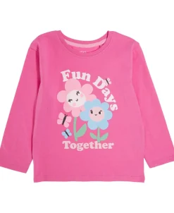 Outlet Little Kids' Long Sleeve Print Tee Kids Tops|Essentials