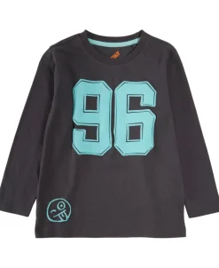 Discount Little Kids' Long Sleeve Puff Print Tee Kids Tops|T-Shirts