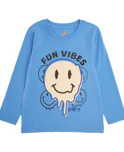 Hot Little Kids' Long Sleeve Puff Print Tee Kids Tops|T-Shirts