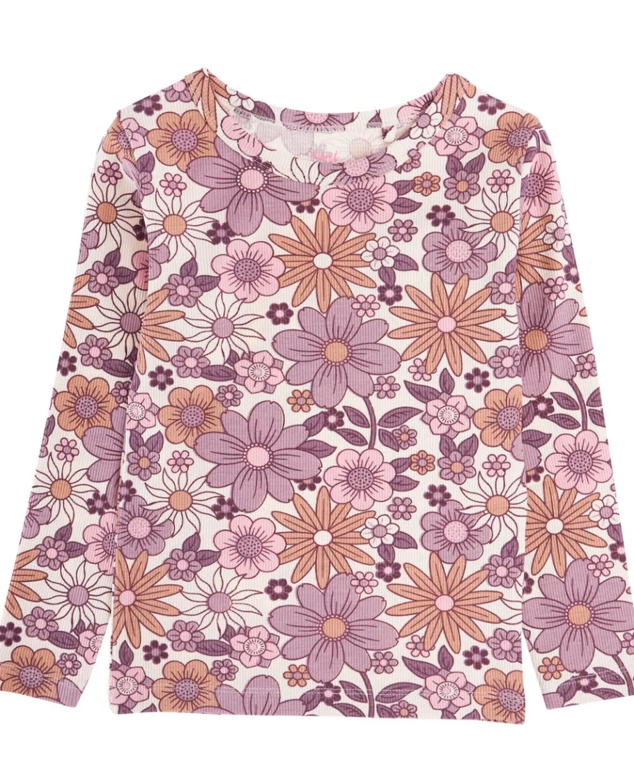 Online Little Kids' Long Sleeve Rib Top Kids Tops|T-Shirts