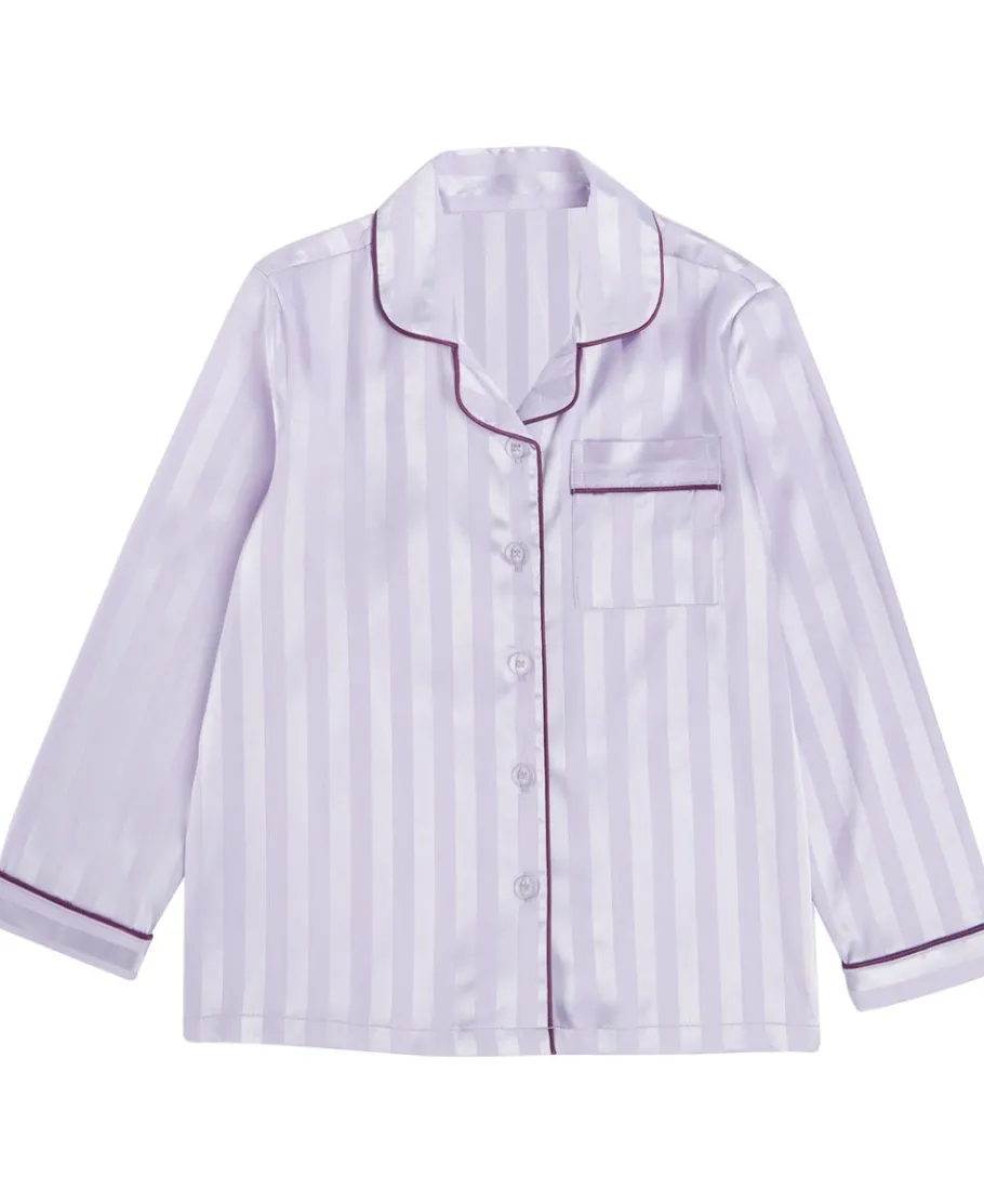 Hot Little Kids' Long Sleeve Satin PJs Kids Sleepwear|Kids 1 - 7
